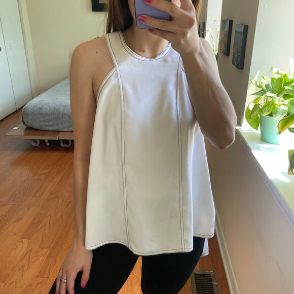 BCBGMaxAzria Cutout Split Back Top - Picture 7 of 7